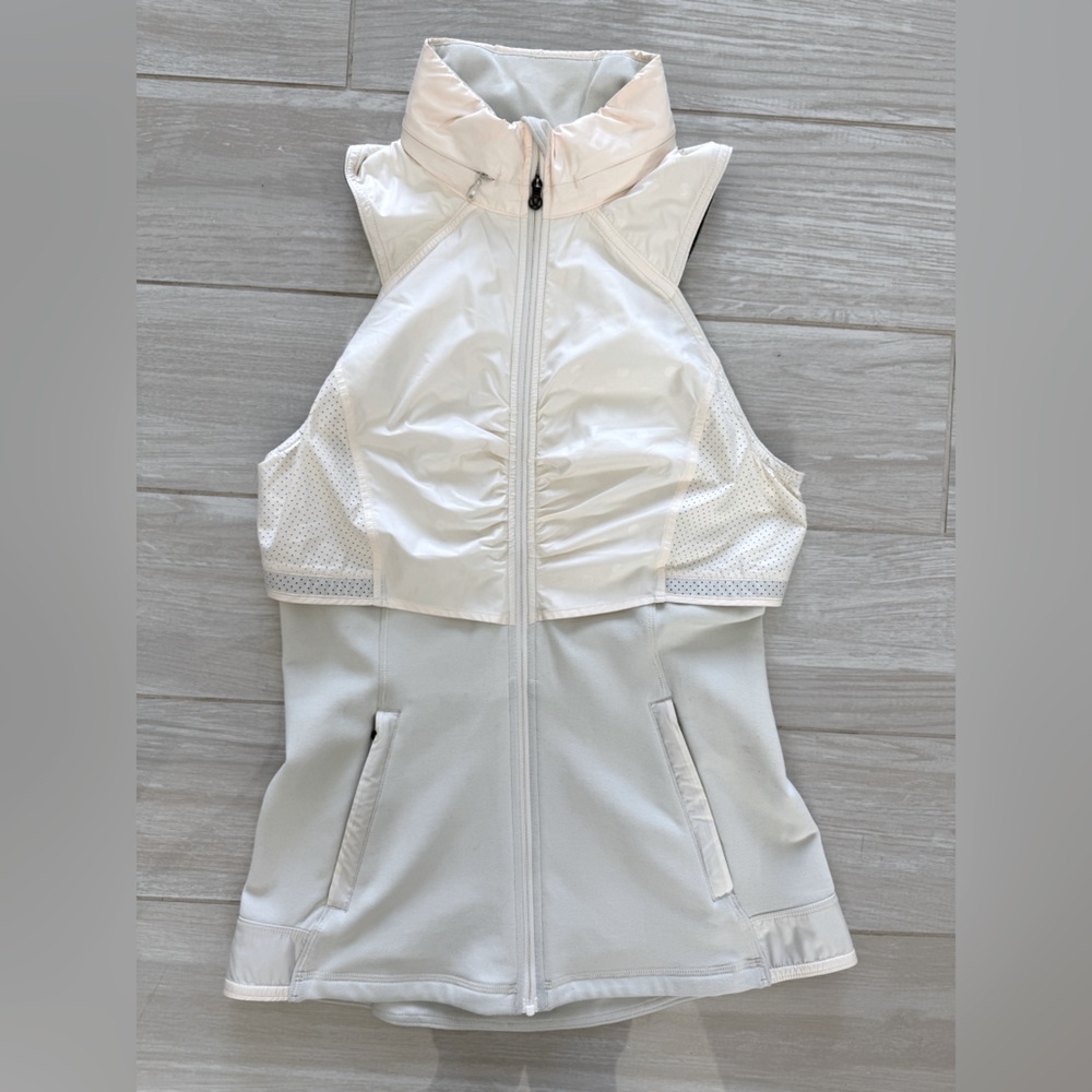 Lululemon white hooded vest